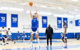 Andrija Jelavic at Kentucky practice (Photo via Camryn Williams | UK Athletics)